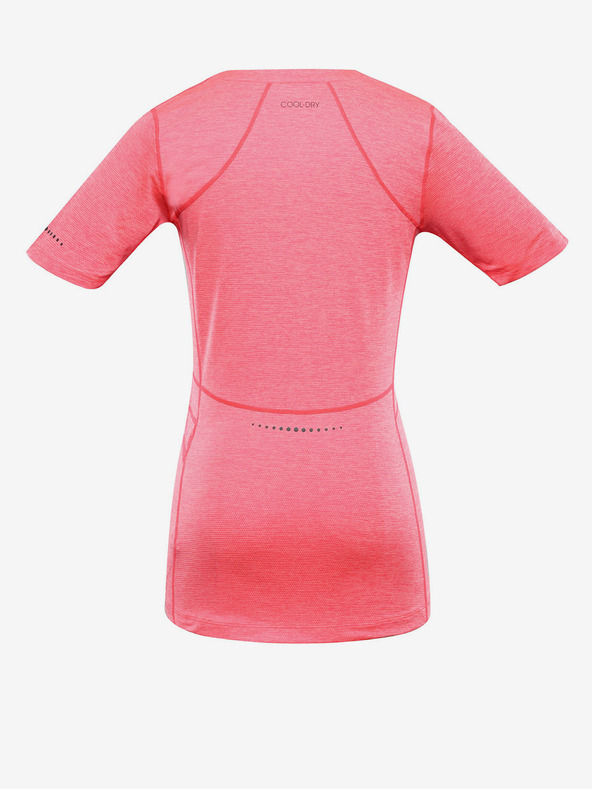 ALPINE PRO Πορτοκαλί γυναικείο μπλουζάκι ποδηλασίας ALPINE PRO Gereta