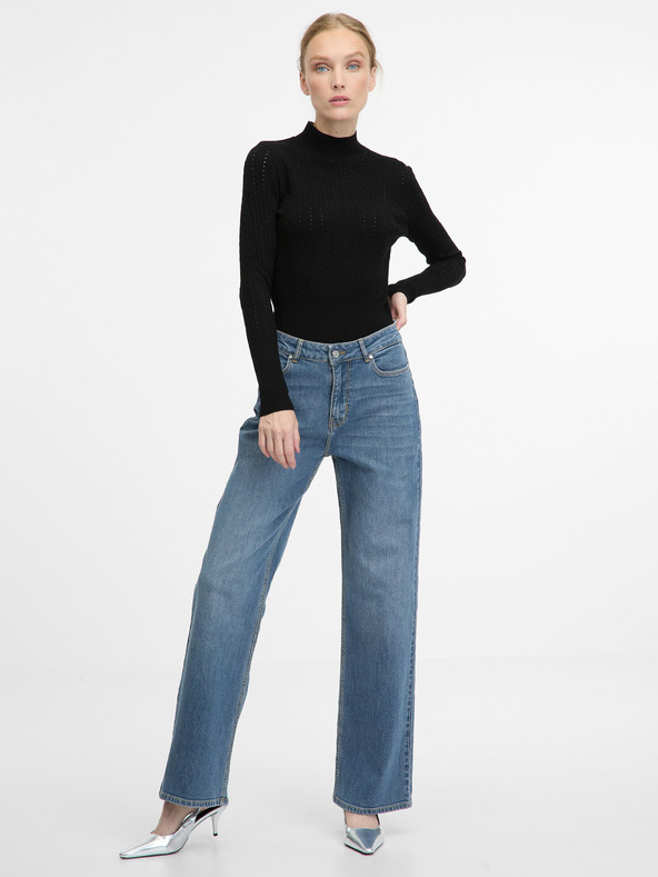 Orsay ORSAY Μαύρη γυναικεία ζακέτα ORSAY