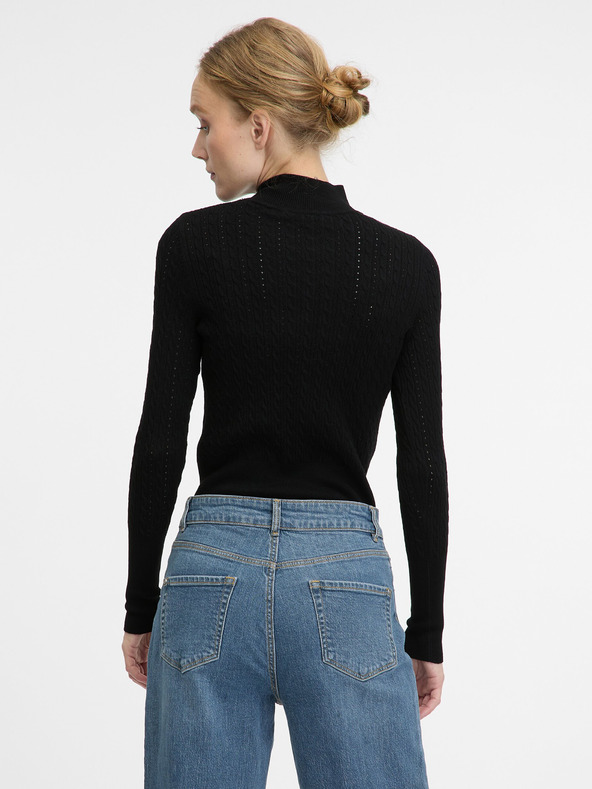 Orsay ORSAY Μαύρη γυναικεία ζακέτα ORSAY