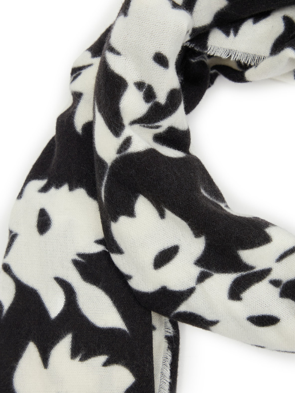 Orsay Μαύρο γυναικείο κασκόλ με σχέδιο ORSAY