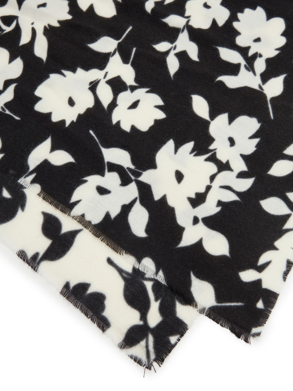 Orsay Μαύρο γυναικείο κασκόλ με σχέδιο ORSAY