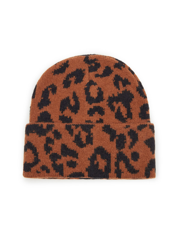 Orsay Καφέ γυναικείο καπέλο με σχέδιο ORSAY