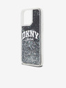 DKNY Κάλυμμα πλάτης Arch Logo Liquid Glitter για iPhone 15 Pro Max Μαύρο DKNY