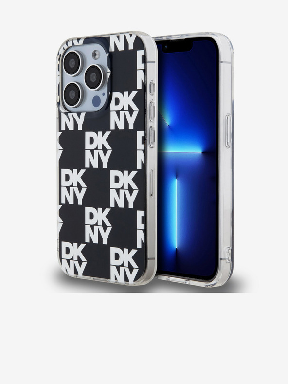 DKNY Πίσω κάλυμμα PC/TPU με καρό μοτίβο για iPhone 15 Pro Μαύρο DKNY