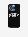 DKNY Υγρή σιλικόνη Arch Logo MagSafe Back Cover για iPhone 15 Pro Μαύρο DKNY