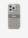 DKNY PC/TPU Repeat Pattern Tonal Stripe Magsafe Back Cover για iPhone 15 Pro Μπεζ DKNY