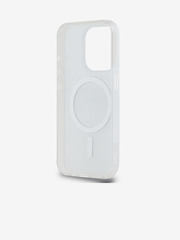 DKNY PC/TPU Repeat Pattern Tonal Stripe Magsafe Back Cover για iPhone 15 Pro Μπεζ DKNY