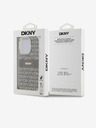 DKNY PC/TPU Repeat Pattern Tonal Stripe Magsafe Back Cover για iPhone 15 Pro Μπεζ DKNY