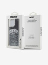 DKNY Κάλυμμα πλάτης με υγρό Glitter Arch Logo για iPhone 14 Pro Μαύρο DKNY