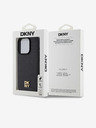 DKNY PU Leather Repeat Pattern Stack Logo Magsafe Back Cover για iPhone 15 Pro Max Μαύρο DKNY