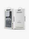 DKNY Κάλυμμα πλάτης Arch Logo Liquid Glitter για iPhone 15 Pro Μαύρο DKNY