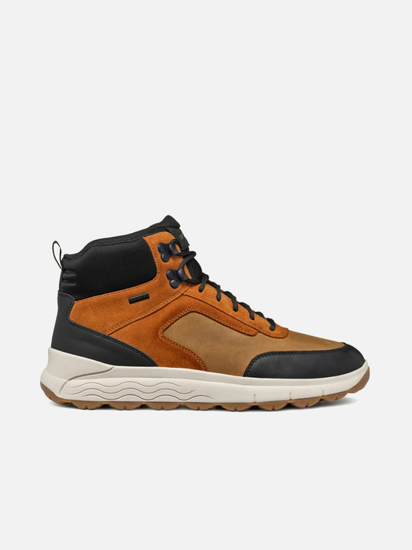 Geox Καφέ ανδρικά μποτάκια αστραγάλου Geox Spherica 4X4 ABX