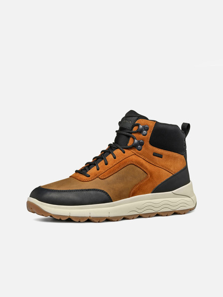 Geox Καφέ ανδρικά μποτάκια αστραγάλου Geox Spherica 4X4 ABX