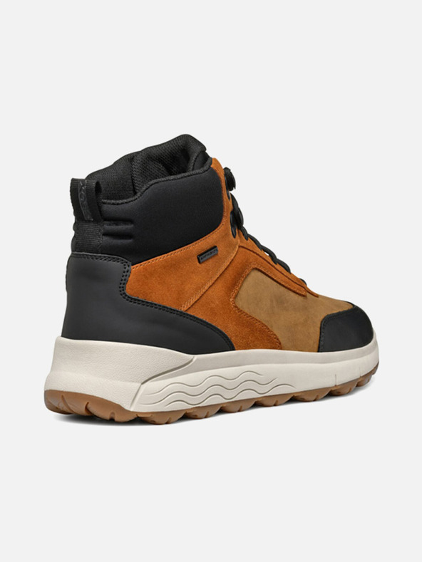 Geox Καφέ ανδρικά μποτάκια αστραγάλου Geox Spherica 4X4 ABX