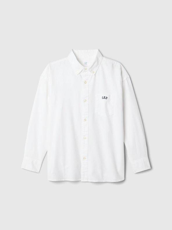 GAP Παιδικό oversized πουκάμισο Oxford GAP