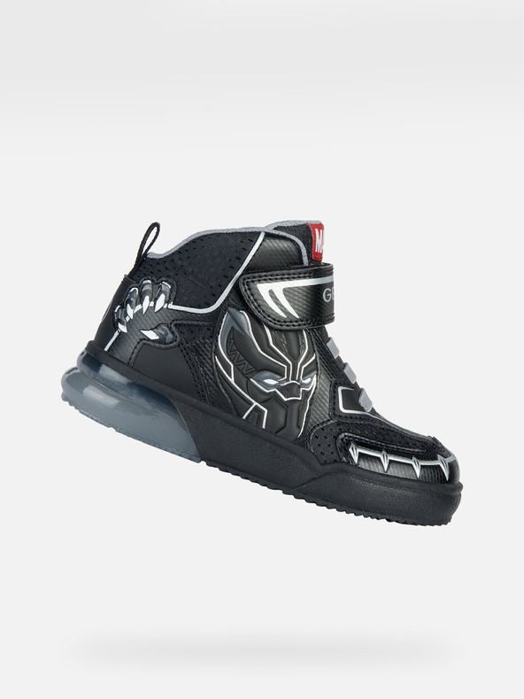 Geox Μαύρα αγορίστικα πάνινα παπούτσια Geox Grayjay