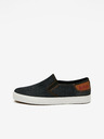 Lee Cooper Μαύρα ανδρικά slip on sneakers Lee Cooper