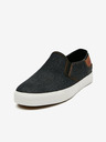 Lee Cooper Μαύρα ανδρικά slip on sneakers Lee Cooper
