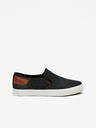 Lee Cooper Μαύρα ανδρικά slip on sneakers Lee Cooper
