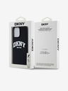 DKNY Υγρή σιλικόνη Arch Logo MagSafe Back Cover για iPhone 15 Pro Max Μαύρο DKNY