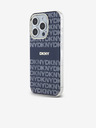 DKNY Κάλυμμα PC/TPU Repeat Pattern Tonal Stripe Magsafe Back Cover για iPhone 15 Pro Blue DKNY