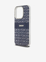DKNY Κάλυμμα PC/TPU Repeat Pattern Tonal Stripe Magsafe Back Cover για iPhone 15 Pro Blue DKNY