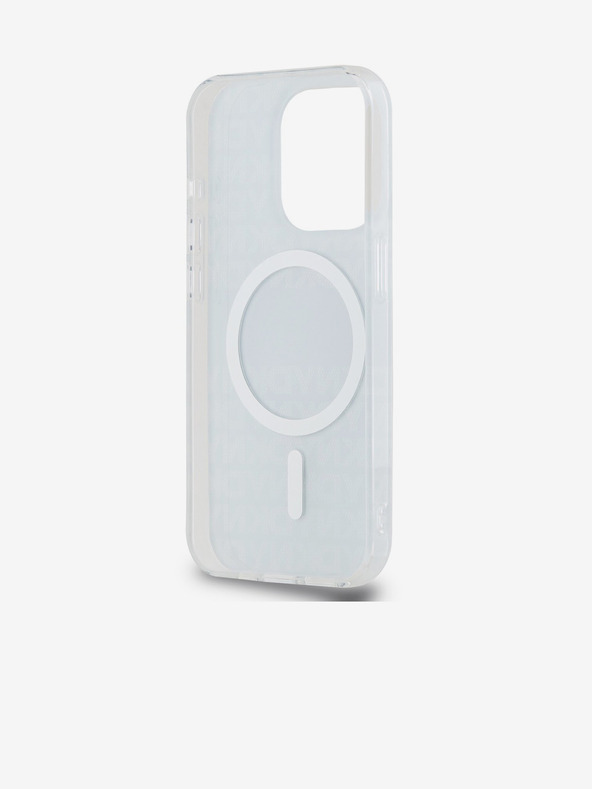 DKNY Κάλυμμα PC/TPU Repeat Pattern Tonal Stripe Magsafe Back Cover για iPhone 15 Pro Blue DKNY