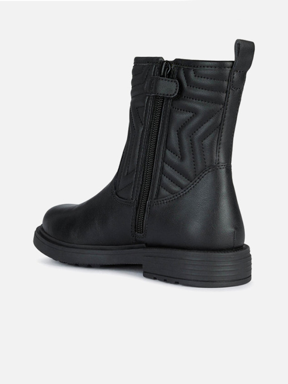 Geox Μαύρες γυναικείες μπότες αστραγάλου Geox Eclair