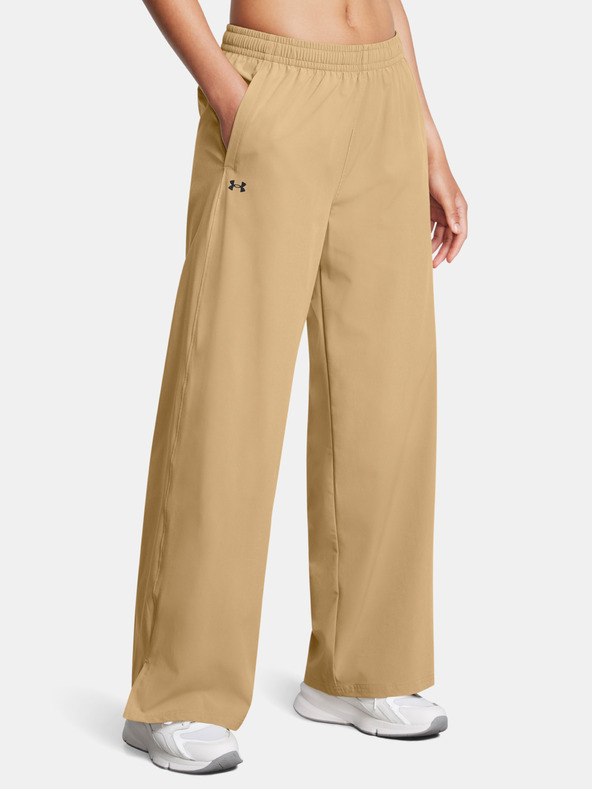Under Armour Under Armour UA Rival Wide Leg Pant-BRN