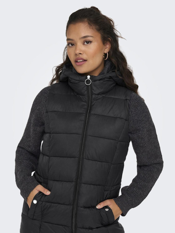 Jacqueline de Yong Γυναικείο μαύρο JDY Zulu καπιτονέ γιλέκο