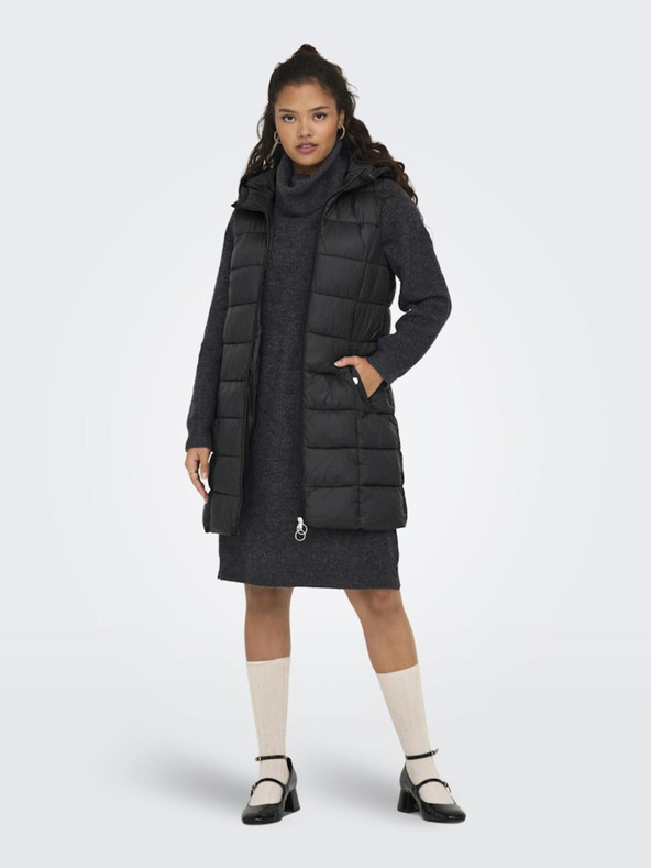 Jacqueline de Yong Γυναικείο μαύρο JDY Zulu καπιτονέ γιλέκο