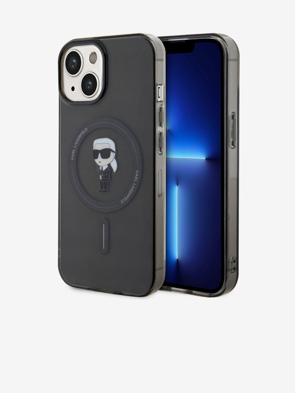 Karl Lagerfeld IML Ikonik MagSafe Back Cover για iPhone 15 Μαύρο Karl Lagerfeld Karl Lagerfeld