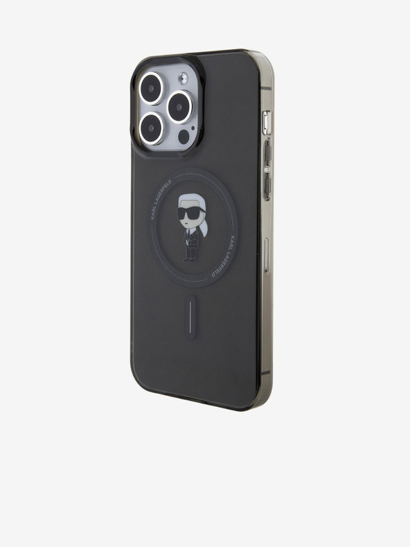 Karl Lagerfeld IML Ikonik MagSafe Back Cover για iPhone 15 Pro Max Μαύρο Karl Lagerfeld