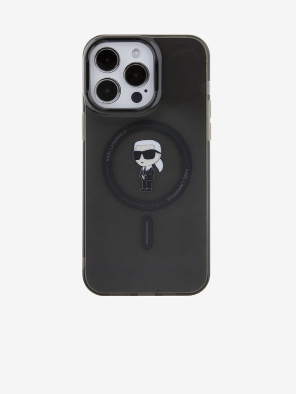 Karl Lagerfeld IML Ikonik MagSafe Back Cover για iPhone 15 Pro Max Μαύρο Karl Lagerfeld