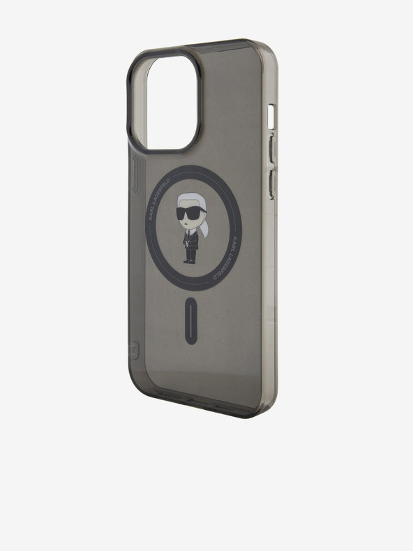 Karl Lagerfeld IML Ikonik MagSafe Back Cover για iPhone 15 Pro Max Μαύρο Karl Lagerfeld