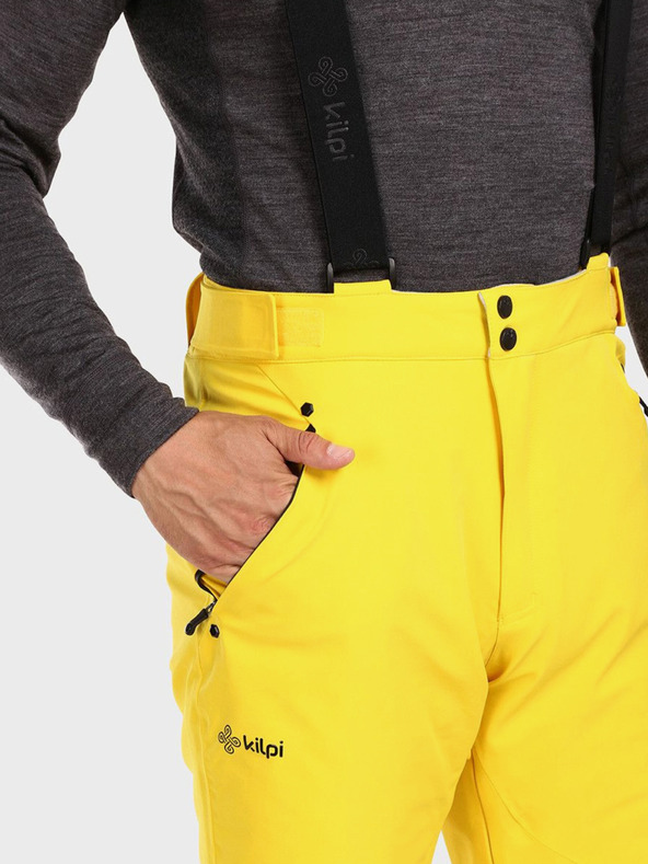 Kilpi Κίτρινο ανδρικό παντελόνι σκι Kilpi METHONE