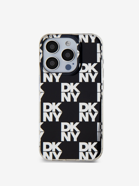 DKNY Κάλυμμα πλάτης PC/TPU με καρό μοτίβο για iPhone 14 Pro Max Μαύρο DKNY