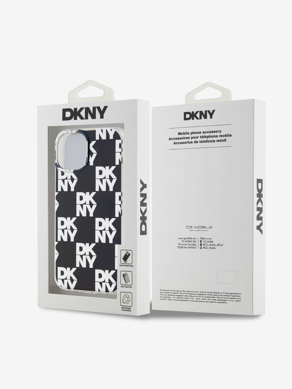 DKNY Πίσω κάλυμμα PC/TPU με καρό μοτίβο για iPhone 14 Μαύρο DKNY