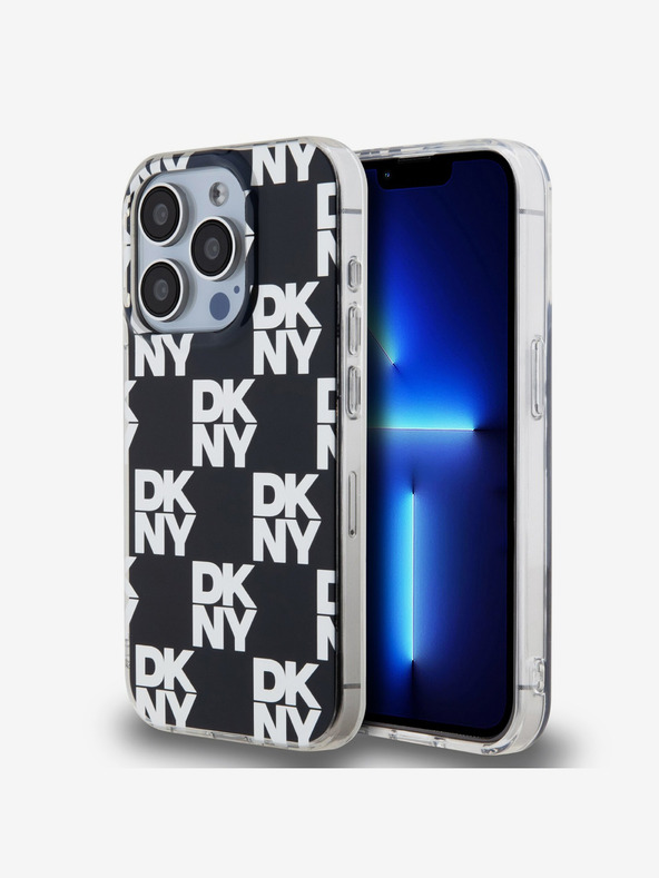 DKNY Πίσω κάλυμμα PC/TPU με καρό μοτίβο για iPhone 14 Pro Μαύρο DKNY