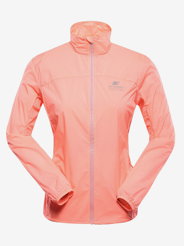 ALPINE PRO Γυναικείο υπέρβαρο μπουφάν με dwr ALPINE PRO SPINA neon salmon