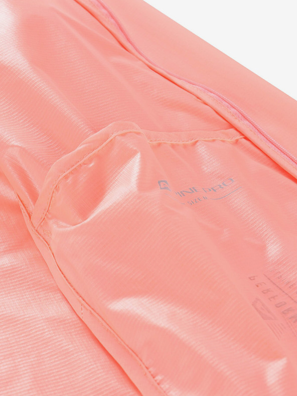 ALPINE PRO Γυναικείο υπέρβαρο μπουφάν με dwr ALPINE PRO SPINA neon salmon