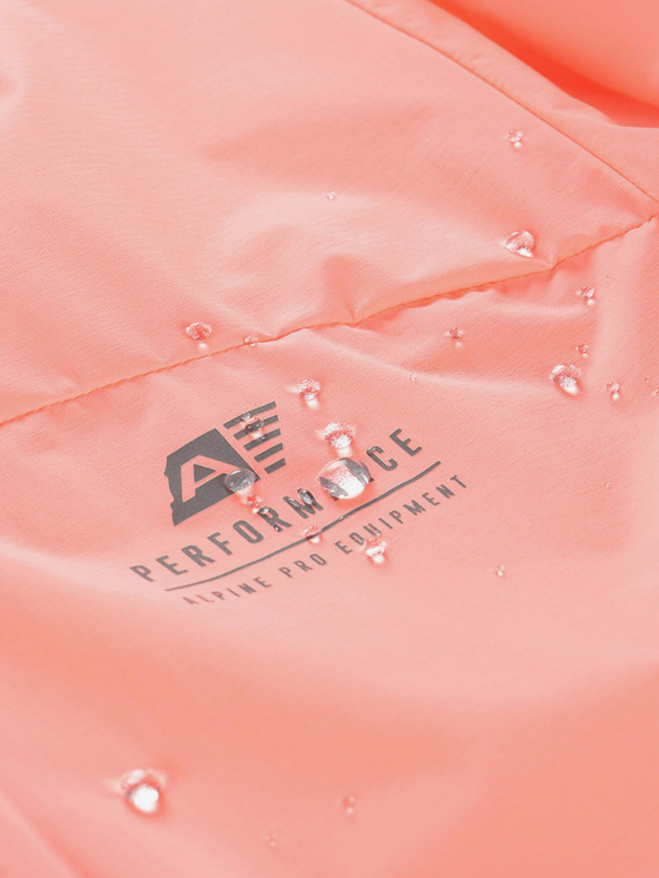 ALPINE PRO Γυναικείο υπέρβαρο μπουφάν με dwr ALPINE PRO SPINA neon salmon