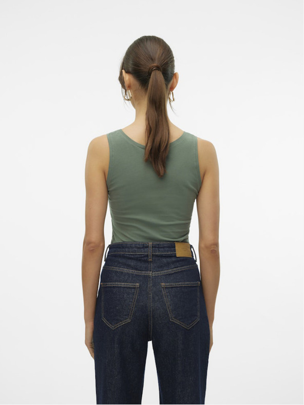 Vero Moda Πράσινο Vero Moda Lulu γυναικείο μπλουζάκι Vero Moda Lulu