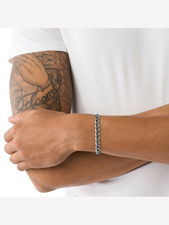 Diesel Ανδρικό ατσάλινο βραχιόλι Diesel DX1338040