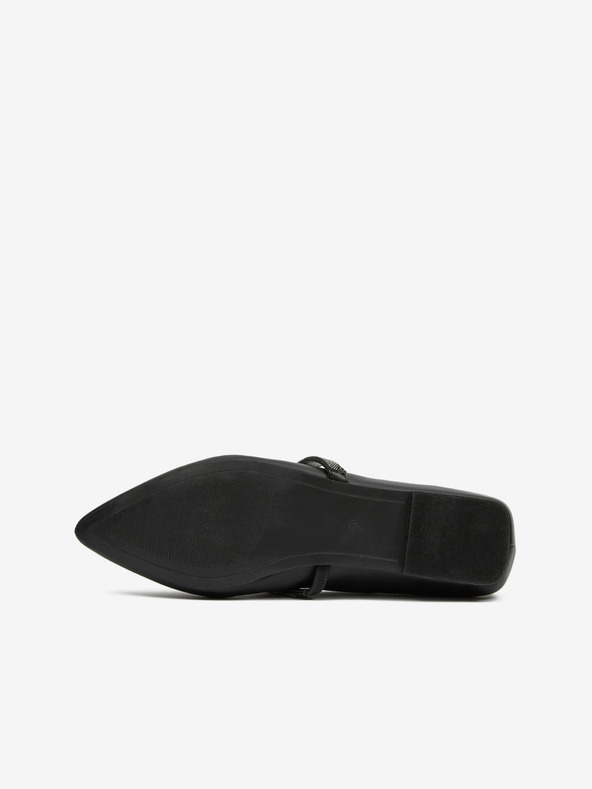 Orsay Μαύρες γυναικείες μπαλαρίνες ORSAY