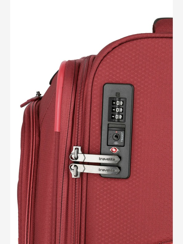 Travelite Travelite Skaii 4w S,M,L - Κόκκινο