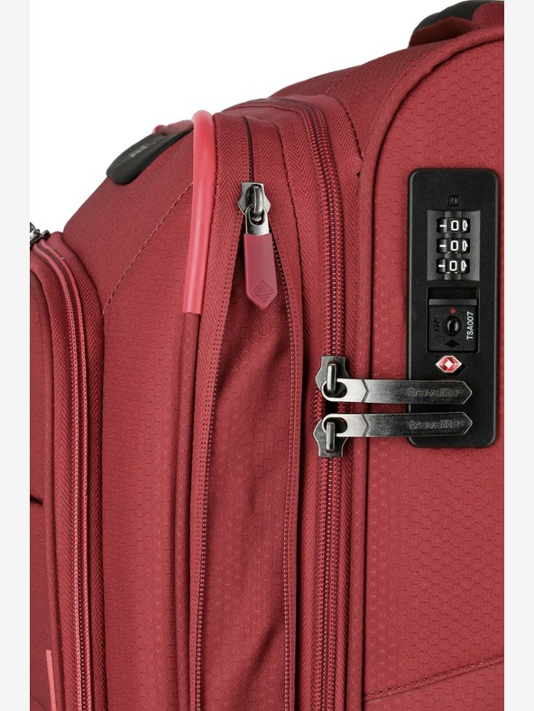 Travelite Travelite Skaii 4w S,M,L - Κόκκινο