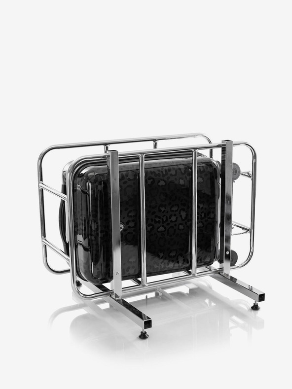 Heys Μαύρη ταξιδιωτική βαλίτσα με σχέδια Heys Μαύρη λεοπάρδαλη S