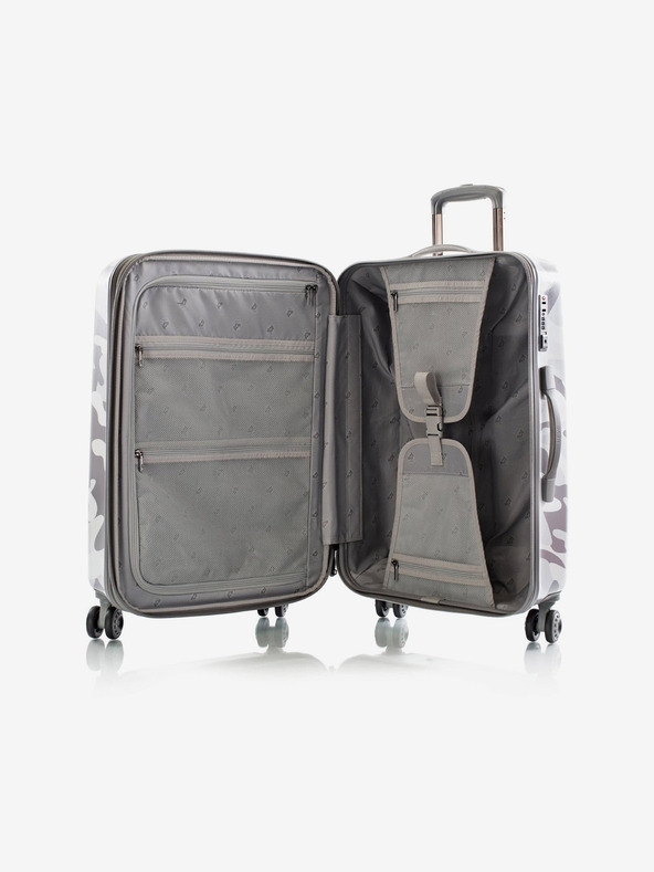 Heys Λευκή ταξιδιωτική βαλίτσα Heys White Camo M