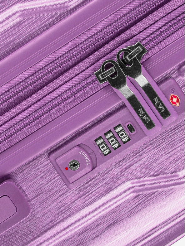 Heys Σετ τριών μωβ ταξιδιωτικών βαλιτσών Heys Xtrak S,M,L